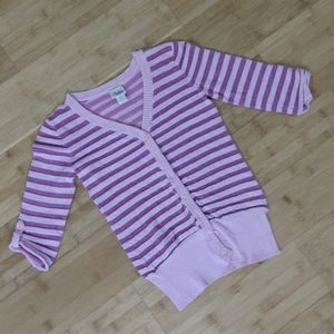 BOGO EUC JUSTICE Pink Buttoned Cardigan Girls 12